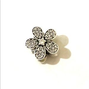 Authentic Pandora Dazzling Daisy Sterling Silver Charm